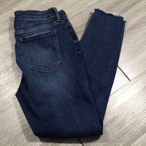 Eunina Jude‎ Mid-Rise Skinny Distressed Ankle Jeans size 7